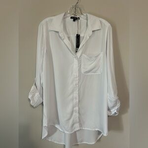 Velvet Heart White Button Down Shirt